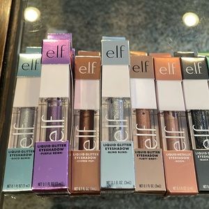 Elf liquid glitter shadow